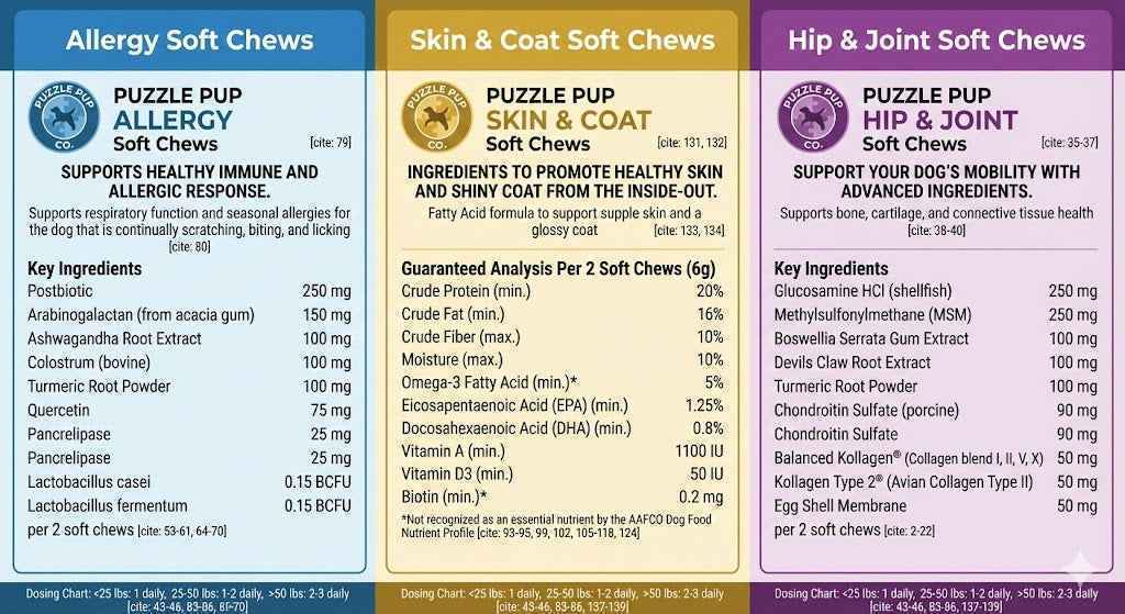 PuzzlePup Allergy Soft Chews (Copy)