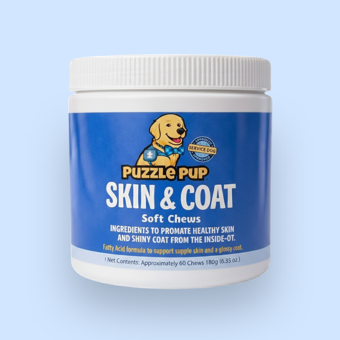 Dog Skin & Coat Soft Chews – for Healthy Skin and Shiny Coat