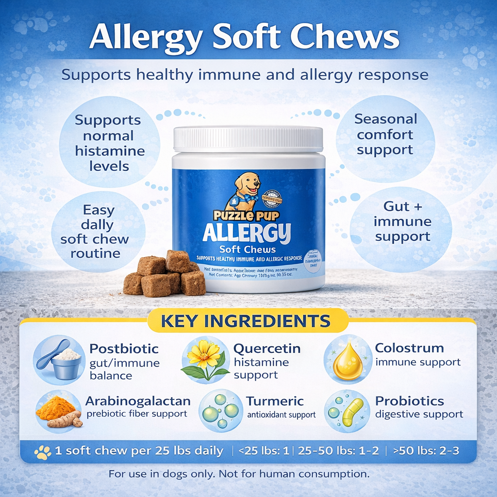 PuzzlePup Allergy Soft Chews - PuzzlePup