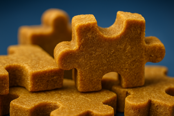 PuzzlePup Pumpkin Peanut Butter Dog Cookies – All-Natural Homemade Treats - PuzzlePup