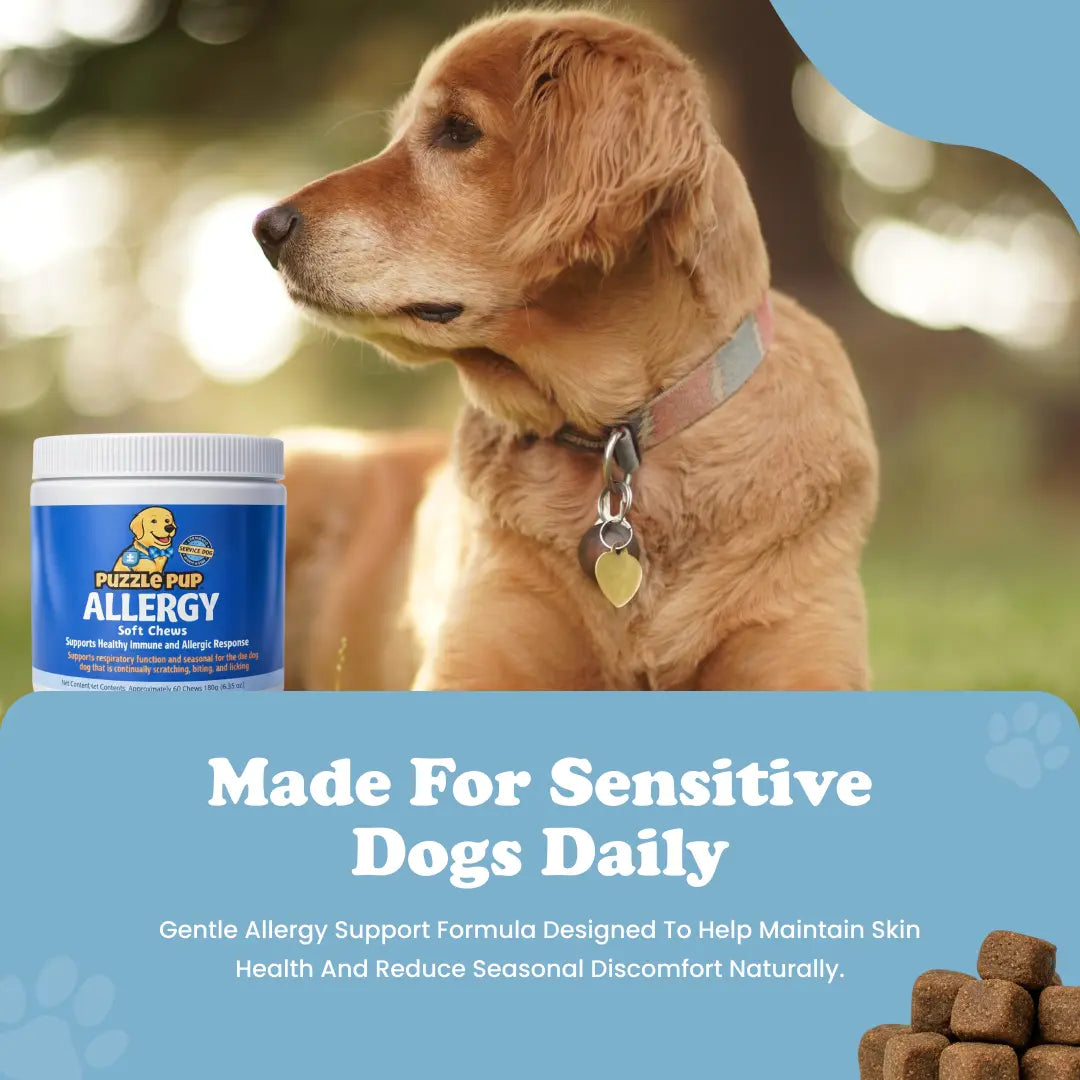 PuzzlePup Allergy Soft Chews.
