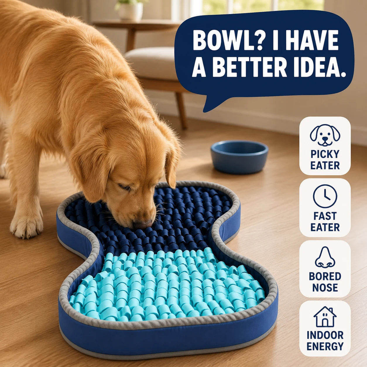 Complete PuzzlePup Snuffle Mat benefits graphic